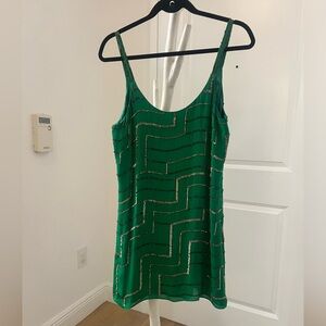 Beautiful Green mini Parker dress in size Medium